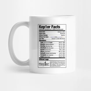 Kep1er Nutritional Facts 2 Mug
